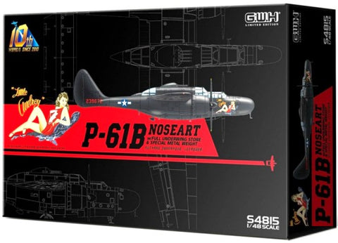 1/48 WWII USAAF P61B Black Noseart Fighter w/Underwing Store (Ltd Edition)