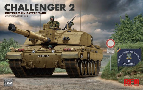 1/35 British Challenger 2 Main Battle Tank w/Workable Track Links