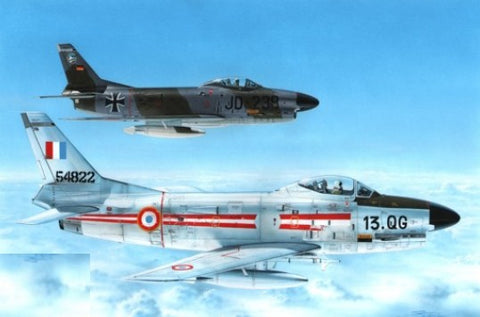 1/48 F86K Sabre Dog Fighter w/Armee de l' Air & Bundesluftwaffe Markings (D)