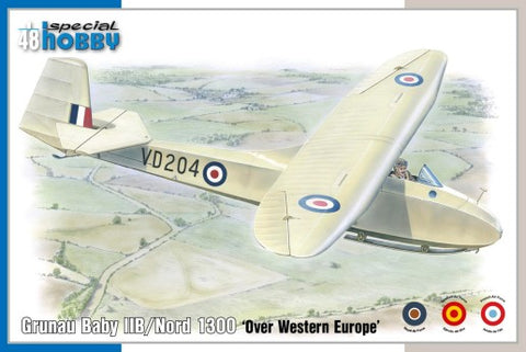 1/48 Grunau Baby IIB/Nord 1300 Glider over Western Europe