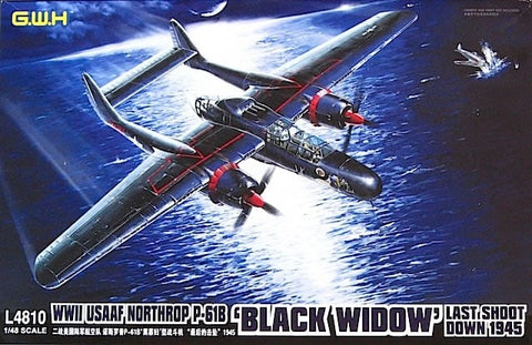 1/48 WWII USAAF P61B Black Widow Last Shoot Down 1945 Aircraft