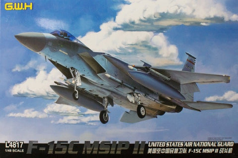 1/48 US Air National Guard F15C MSIP II (Multi-Stage Improvement Program) Aircraft