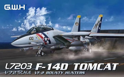 1/72 USN F14D Tomcat VF2 Bounty Hunters Fighter