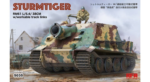 1/35 German Sturmtiger Tank w/Workable Track Links