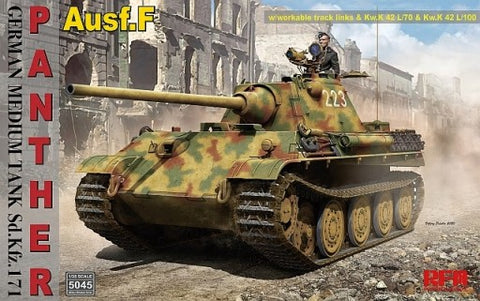 1/35 German Panther Ausf F SdKfz 171 Medium Tank w/Workable Track Links