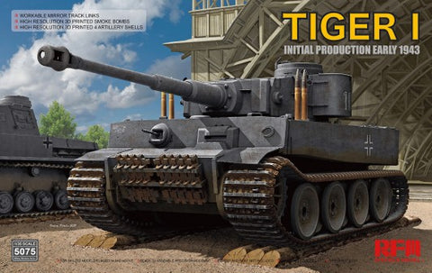 1/35 German Tiger I Initial Production Early 1943 Tank w/Workable Track Links