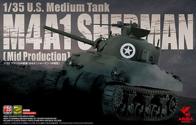 ASU-35010 1/35 M4A1 Sherman Middle Production