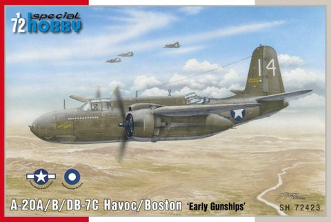 1/72 A20A/B/DB7C Havoc/Boston Early Gunships Light Bomber